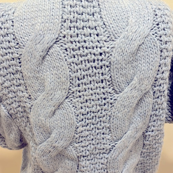 Powder Blue Knitted Sweater - Picture 5 of 8
